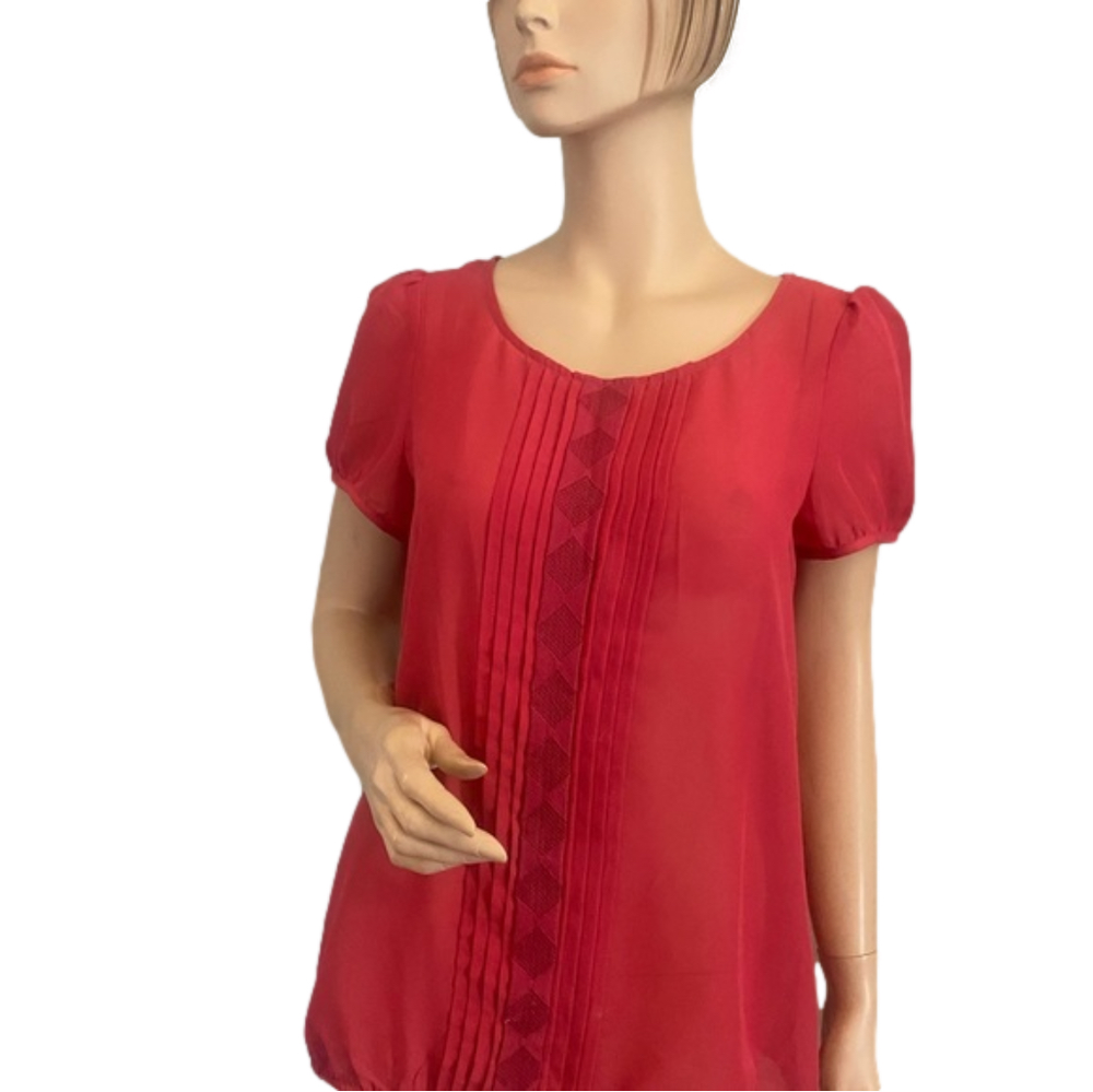 Womens SHEER‎ BLOUSE pink